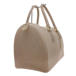 Furla Candy Tan Bag Handbag Rubber
